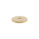 Millhouse Brass Round Cabinet Handle Backplate - Satin Brass - MHCBR49SB - Choice Handles