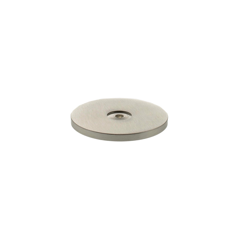 Millhouse Brass Round Cabinet Handle Backplate - Satin Nickel - MHCBR49SN - Choice Handles