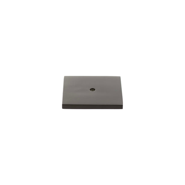 Millhouse Brass Square Cabinet Handle Backplate - Urban Dark Bronze - MHCBS50UDB - Choice Handles