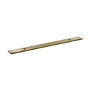 Millhouse Brass Long Wide Cabinet Handle Backplate 128mm - Antique Brass - MHCBW128AB - Choice Handles