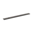 Millhouse Brass Long Wide Cabinet Handle Backplate 128mm - Matt Black - MHCBW128MB - Choice Handles
