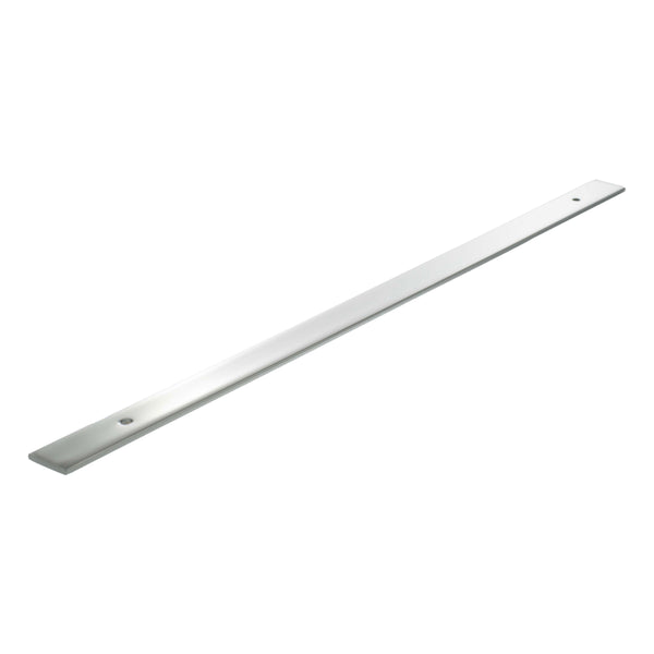 Millhouse Brass Long Wide Cabinet Handle Backplate 320mm - Polished Chrome - MHCBW320PC