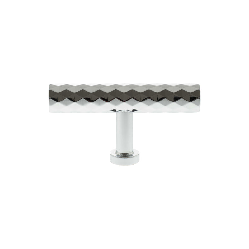 Millhouse Brass Chrysler Diamond T-Bar Cabinet Knob Handle - Polished Chrome - MHCD1675PC - Choice Handles
