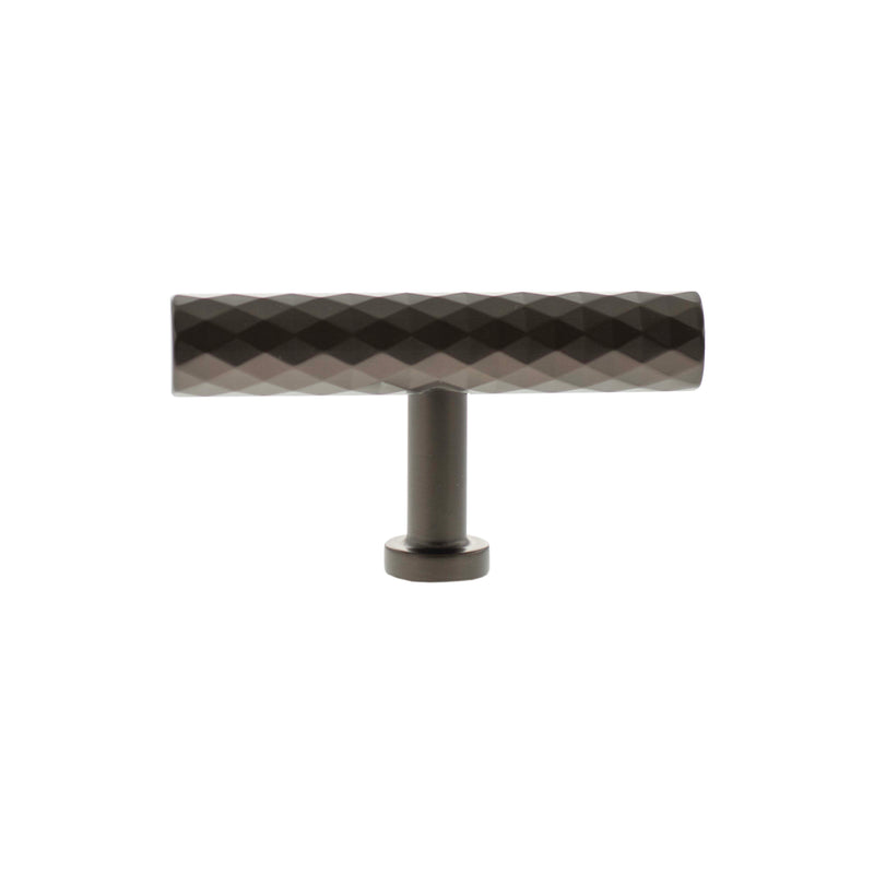 Millhouse Brass Chrysler Diamond T-Bar Cabinet Knob Handle - Urban Dark Bronze - MHCD1675UDB - Choice Handles