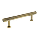 Millhouse Brass Chrysler Diamond T-Bar Cabinet Pull Handle 128mm - Antique Brass - MHCD17128AB - Choice Handles