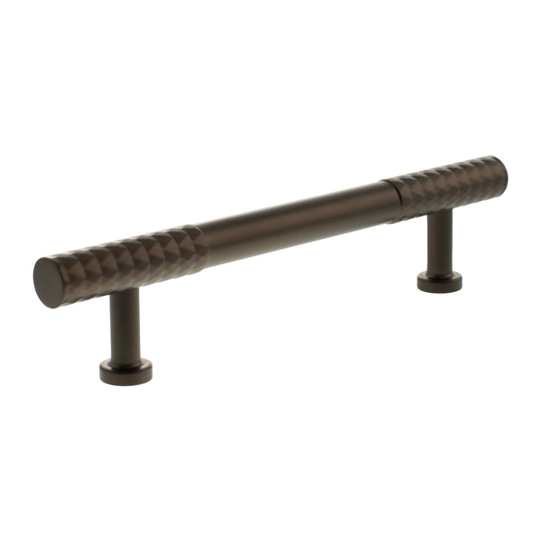 Millhouse Brass Chrysler Diamond T-Bar Cabinet Pull Handle 128mm - Urban Dark Bronze - MHCD17128UDB