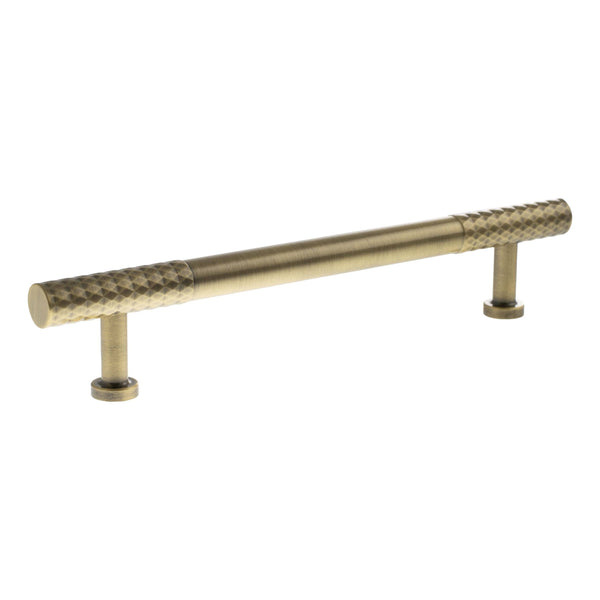 Millhouse Brass Chrysler Diamond T-Bar Cabinet Pull Handle 160mm - Antique Brass - MHCD17160AB