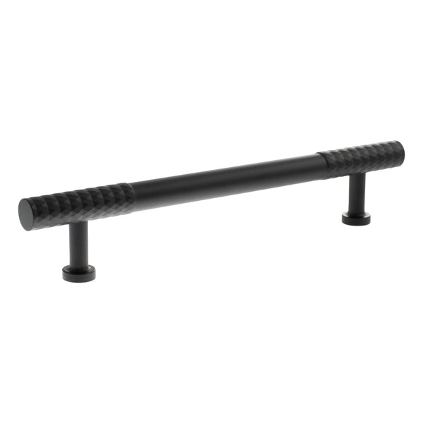 Millhouse Brass Chrysler Diamond T-Bar Cabinet Pull Handle 160mm - Matt Black - MHCD17160MB