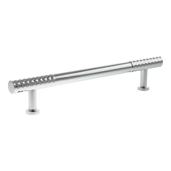 Millhouse Brass Chrysler Diamond T-Bar Cabinet Pull Handle 160mm - Polished Chrome - MHCD17160PC