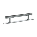 Millhouse Brass Chrysler Diamond T-Bar Cabinet Pull Handle on Backplate 128mm - Polished Chrome - MHCDB17128PC - Choice Handles