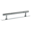 Millhouse Brass Chrysler Diamond T-Bar Cabinet Pull Handle on Backplate 160mm - Polished Chrome - MHCDB17160PC - Choice Handles