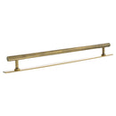 Millhouse Brass Chrysler Diamond T-Bar Cabinet Pull Handle on Backplate 320mm - Antique Brass - MHCDB17320AB - Choice Handles