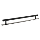 Millhouse Brass Chrysler Diamond T-Bar Cabinet Pull Handle on Backplate 320mm - Matt Black - MHCDB17320MB - Choice Handles
