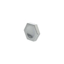 Millhouse Brass Pennington Hexagonal Finger Pull Cabinet Knob Handle - Polished Chrome - MHCH1338PC - Choice Handles