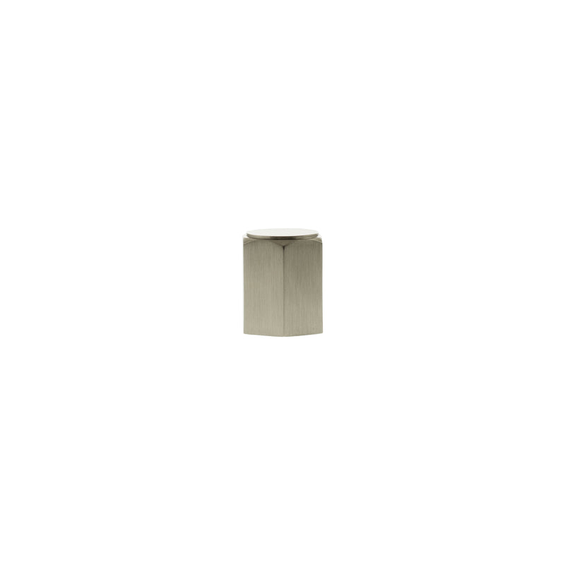 Millhouse Brass Pennington Hexagonal Cylinder Cabinet Knob Handle - Satin Nickel - MHCH1420SN - Choice Handles