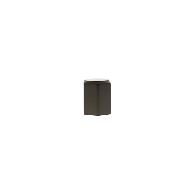 Millhouse Brass Pennington Hexagonal Cylinder Cabinet Knob Handle - Urban Dark Bronze - MHCH1420UDB - Choice Handles
