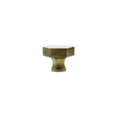 Millhouse Brass Pennington Hexagonal Cabinet Knob Handle - Antique Brass - MHCH1532AB - Choice Handles
