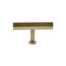 Millhouse Brass Pennington Hexagonal T-Bar Cabinet Knob Handle - Antique Brass - MHCH1675AB - Choice Handles