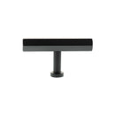 Millhouse Brass Pennington Hexagonal T-Bar Cabinet Knob Handle - Matt Black - MHCH1675MB - Choice Handles