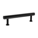 Millhouse Brass Pennington Hexagonal T-Bar Cabinet Pull Handle 128mm - Matt Black - MHCH17128MB - Choice Handles