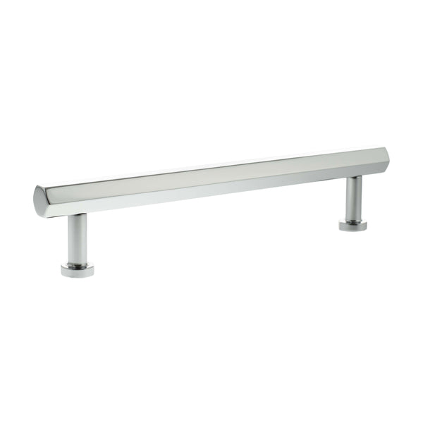 Millhouse Brass Pennington Hexagonal T-Bar Cabinet Pull Handle 160mm - Polished Chrome - MHCH17160PC - Choice Handles