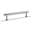 Millhouse Brass Pennington Hexagonal T-Bar Cabinet Pull Handle on Backplate 160mm - Polished Chrome - MHCHB17160PC - Choice Handles