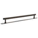 Millhouse Brass Pennington Hexagonal T-Bar Cabinet Pull Handle on Backplate 320mm - Urban Dark Bronze - MHCHB17320UDB - Choice Handles