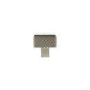 Millhouse Brass Eiffel Knurled Square Cabinet Knob Handle - Satin Nickel - MHCK1230SN - Choice Handles