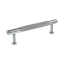 Millhouse Brass Eiffel Knurled T-Bar Cabinet Pull Handle 128mm - Polished Chrome - MHCK17128PC - Choice Handles
