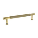 Millhouse Brass Eiffel Knurled T-Bar Cabinet Pull Handle 160mm - Antique Brass - MHCK17160AB - Choice Handles