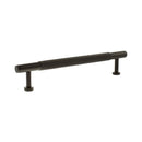 Millhouse Brass Eiffel Knurled T-Bar Cabinet Pull Handle 160mm - Urban Dark Bronze - MHCK17160UDB - Choice Handles