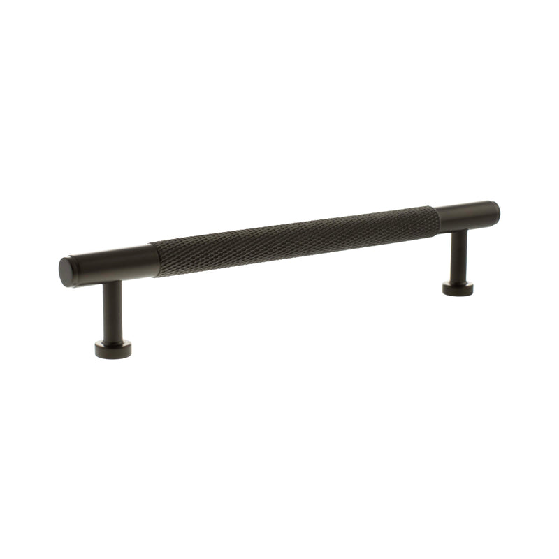 Millhouse Brass Eiffel Knurled T-Bar Cabinet Pull Handle 160mm - Urban Dark Bronze - MHCK17160UDB