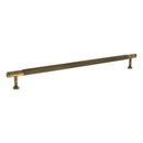 Millhouse Brass Eiffel Knurled T-Bar Cabinet Pull Handle 320mm - Antique Brass - MHCK17320AB - Choice Handles