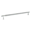 Millhouse Brass Eiffel Knurled T-Bar Cabinet Pull Handle 320mm - Polished Chrome - MHCK17320PC - Choice Handles