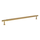 Millhouse Brass Eiffel Knurled T-Bar Cabinet Pull Handle 320mm - Satin Brass - MHCK17320SB - Choice Handles