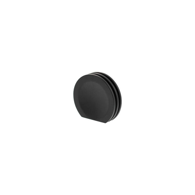 Millhouse Brass Battersea Linear Finger Pull Cabinet Knob Handle - Matt Black - MHCL1338MB - Choice Handles