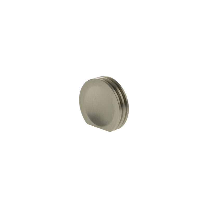 Millhouse Brass Battersea Linear Finger Pull Cabinet Knob Handle - Satin Nickel - MHCL1338SN - Choice Handles