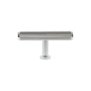 Millhouse Brass Battersea Linear T-Bar Cabinet Knob Handle - Polished Chrome - MHCL1675PC - Choice Handles