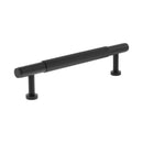 Millhouse Brass Battersea Linear T-Bar Cabinet Pull Handle 128mm - Matt Black - MHCL17128MB - Choice Handles