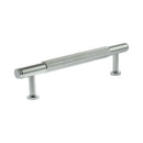 Millhouse Brass Battersea Linear T-Bar Cabinet Pull Handle 128mm - Polished Chrome - MHCL17128PC - Choice Handles