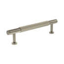 Millhouse Brass Battersea Linear T-Bar Cabinet Pull Handle 128mm - Satin Nickel - MHCL17128SN - Choice Handles