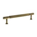 Millhouse Brass Battersea Linear T-Bar Cabinet Pull Handle 160mm - Antique Brass - MHCL17160AB - Choice Handles