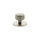Millhouse Brass Battersea Linear Round Cabinet Knob Handle on Backplate - Satin Nickel - MHCLB1532SN - Choice Handles