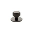 Millhouse Brass Battersea Linear Round Cabinet Knob Handle on Backplate - Urban Dark Bronze - MHCLB1532UDB - Choice Handles