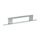 Millhouse Brass Empire Slim Cabinet Pull Handle on Backplate 128mm - Polished Chrome - MHCNB17128PC - Choice Handles