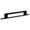 Millhouse Brass Empire Slim Cabinet Pull Handle on Backplate 160mm - Matt Black - MHCNB17160MB - Choice Handles