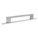 Millhouse Brass Empire Slim Cabinet Pull Handle on Backplate 160mm - Polished Chrome - MHCNB17160PC - Choice Handles
