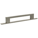 Millhouse Brass Empire Slim Cabinet Pull Handle on Backplate 160mm - Satin Nickel - MHCNB17160SN - Choice Handles