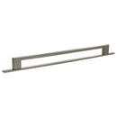 Millhouse Brass Empire Slim Cabinet Pull Handle on Backplate 320mm - Satin Nickel - MHCNB17320SN - Choice Handles