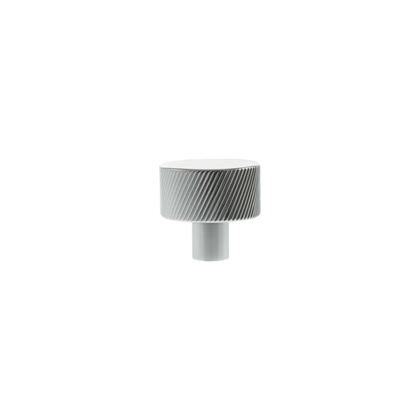 Millhouse Brass Paddington Spiral Round Cabinet Knob Handle - Polished Chrome - MHCS1532PC - Choice Handles
